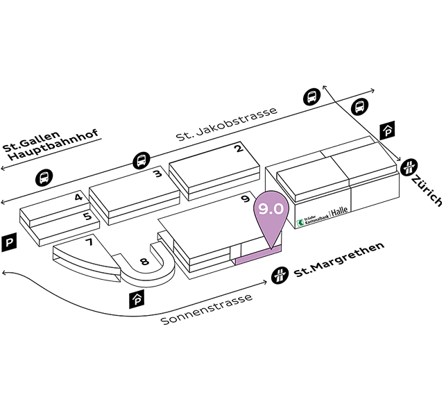 Lageplan Halle 9.0